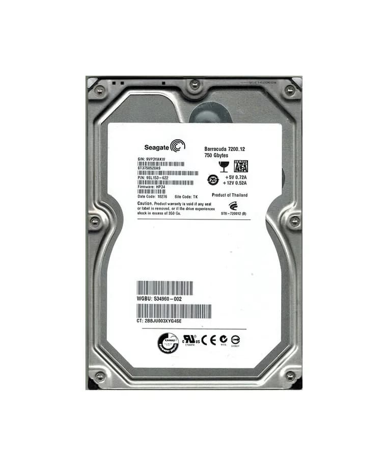 HPE 534960-002 750GB 3Gb/s SATA
