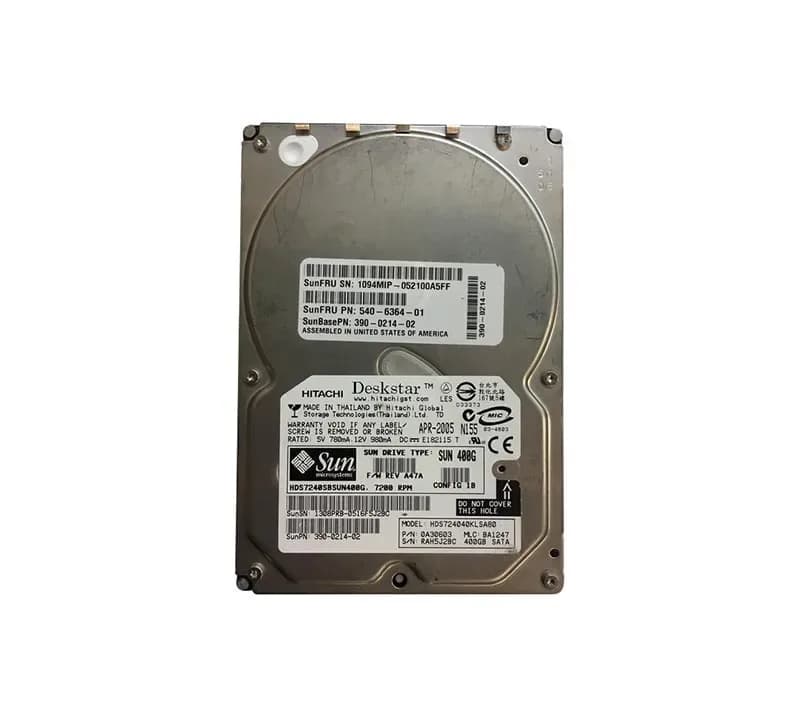 Sun 540-6364 400GB 1.5Gb/s SATA