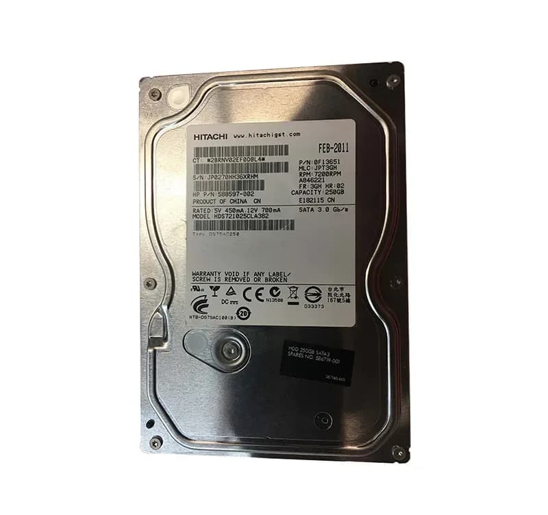 HPE 586719-001 250GB 3Gb/s SATA