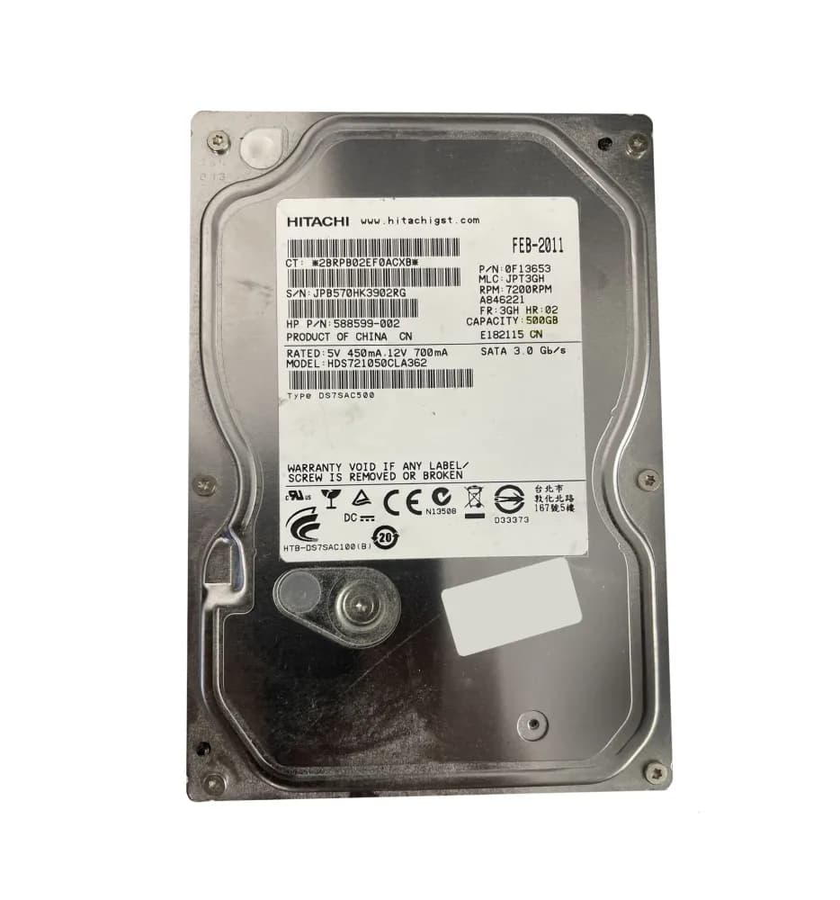 HPE 621421-001 500GB 6Gb/s SATA