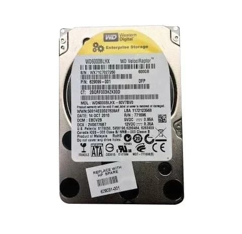 HPE 629099-001 600GB 6Gb/s SATA