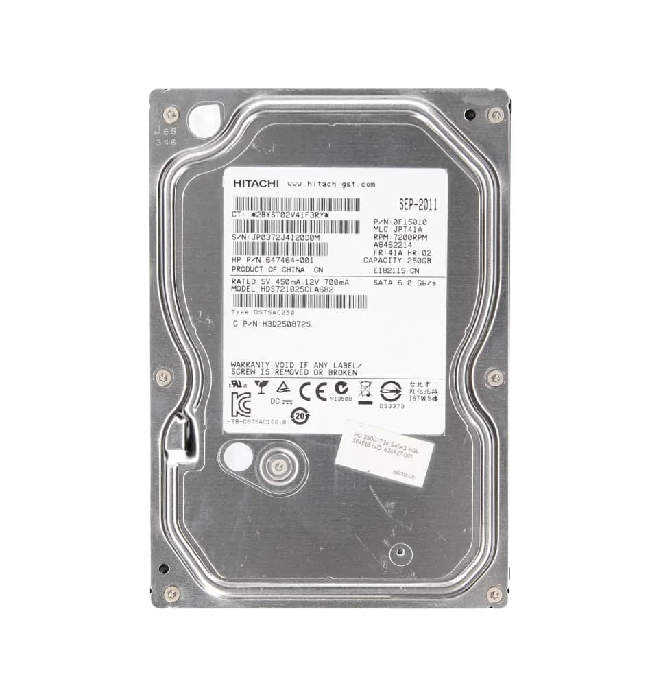 HPE 639708-001 250GB 6Gb/s SATA