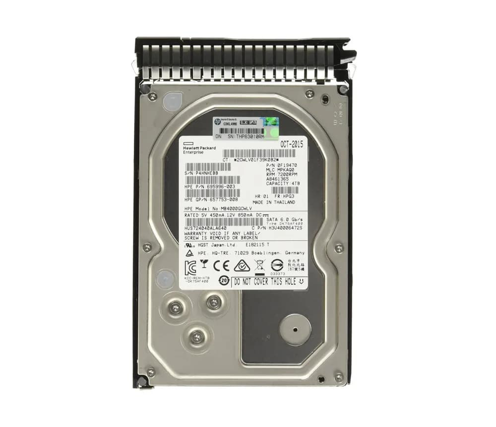 HPE 657753-008 4TB 6Gb/s SATA