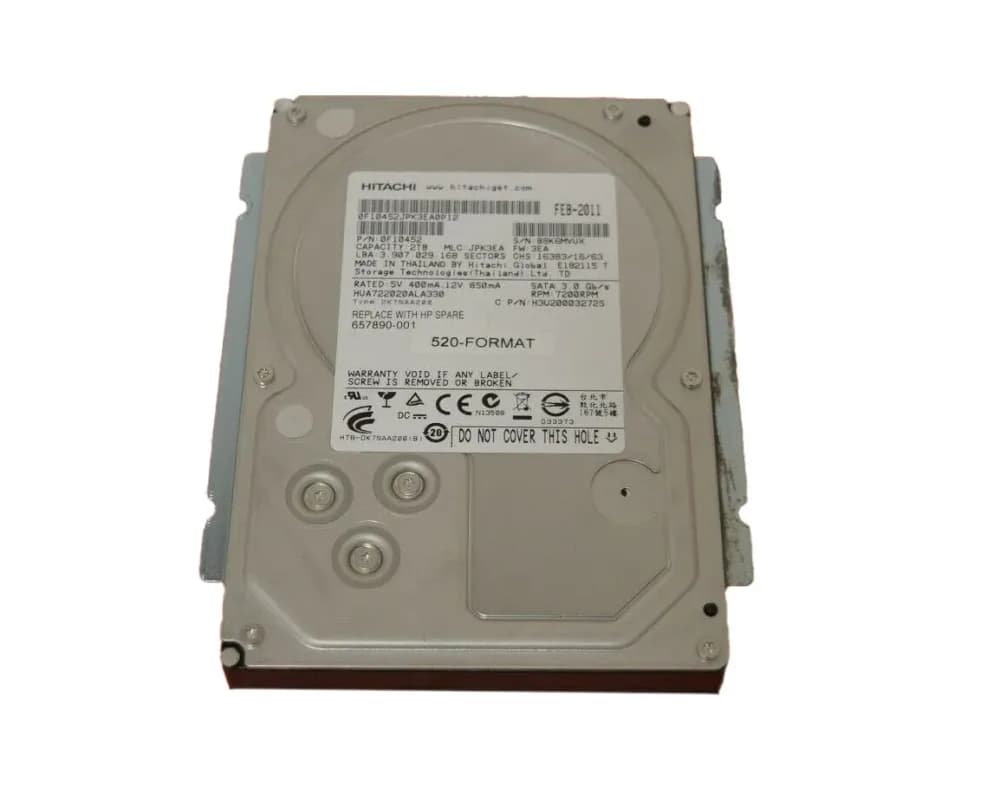 HPE 657890-001 2TB 3Gb/s SATA