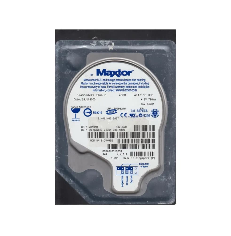 Maxtor 6E040L0 40GB IDE Ultra ATA/100 (ATA-6)