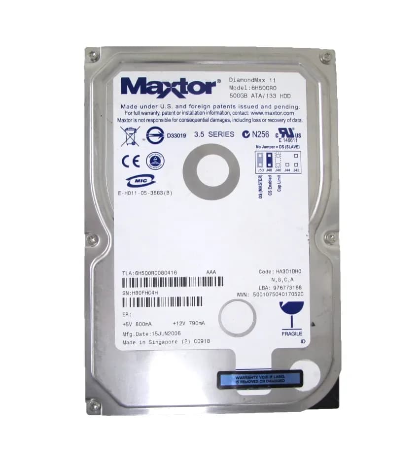 Maxtor 6H500R0 500GB