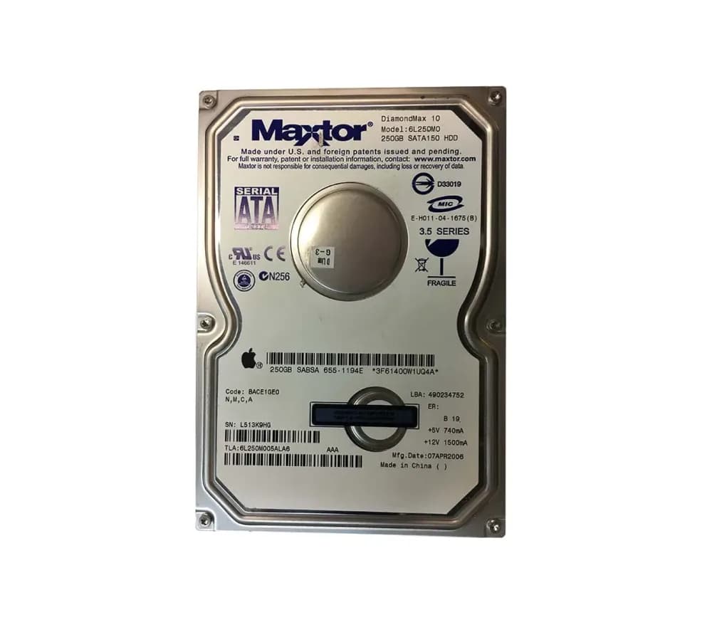 Maxtor 6L250M0 250GB 1.5Gb/s SATA