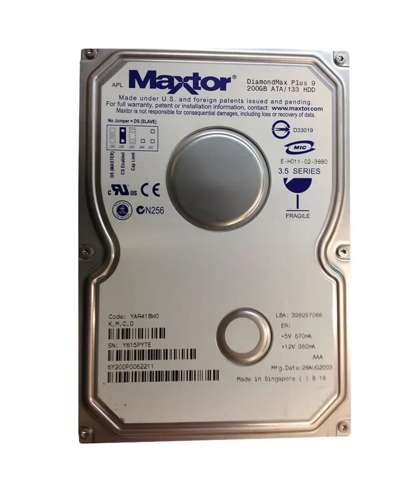 Maxtor 6Y200P0 200GB IDE Ultra ATA/133 (ATA-7)