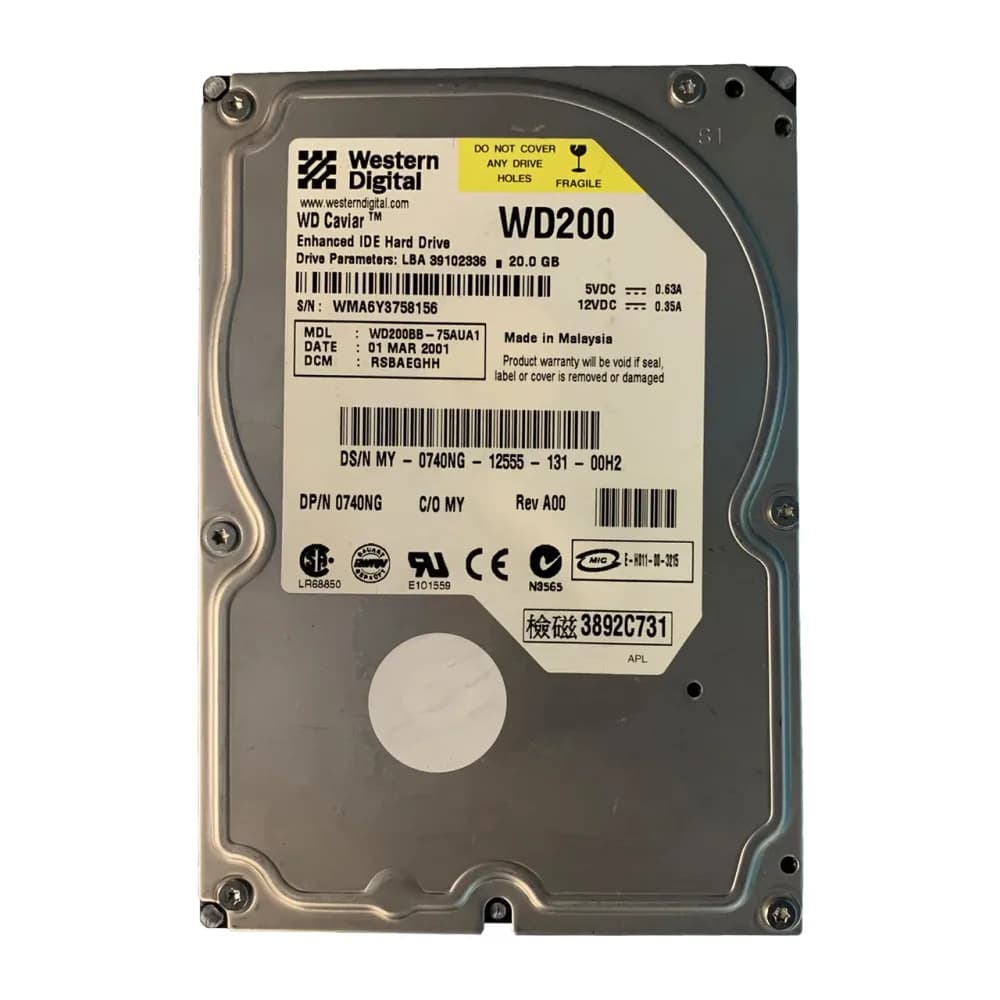 Dell 740NG 20GB IDE Ultra ATA/100 (ATA-6)