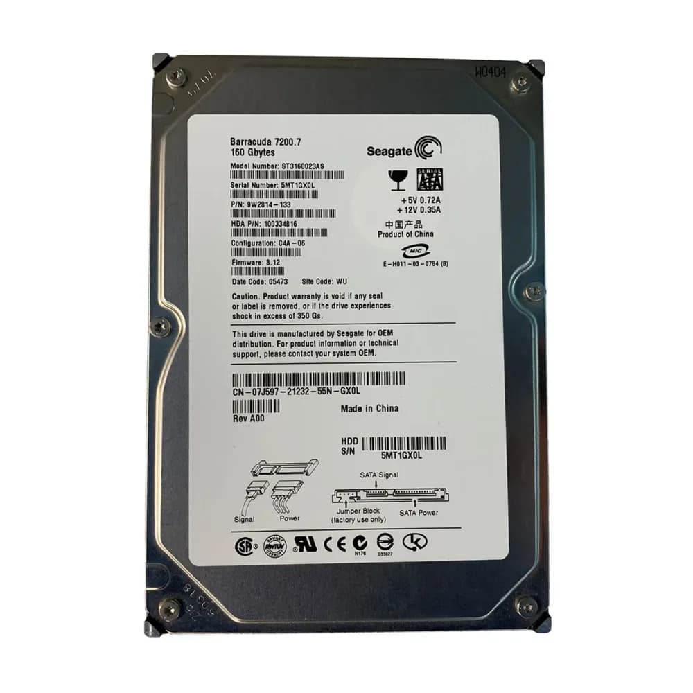 Dell 7J597 160GB 1.5Gb/s SATA