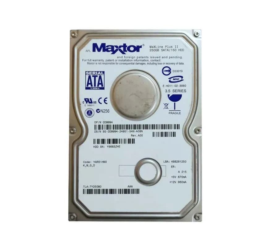 Maxtor 7Y250M0 250GB IDE Ultra ATA/133 (ATA-7)
