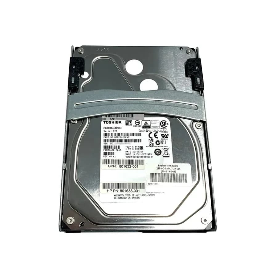 HPE 801632-001 2TB 6Gb/s SATA