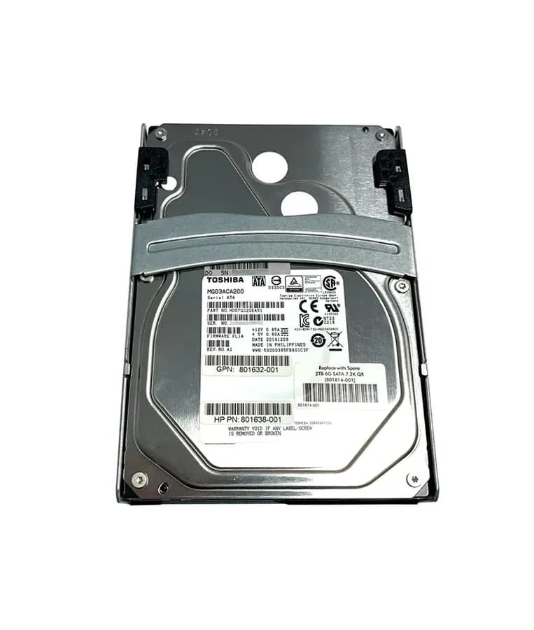 HPE 801814-001 2TB 6Gb/s SATA