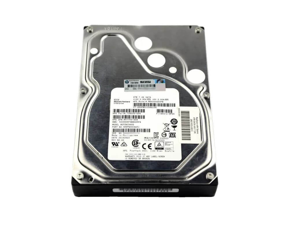 HPE 801925-001 4TB 6Gb/s SATA