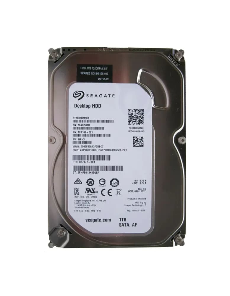 HPE 827977-001 1TB 6Gb/s SATA