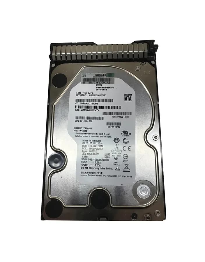 HPE 872329-001 1TB 6Gb/s SATA