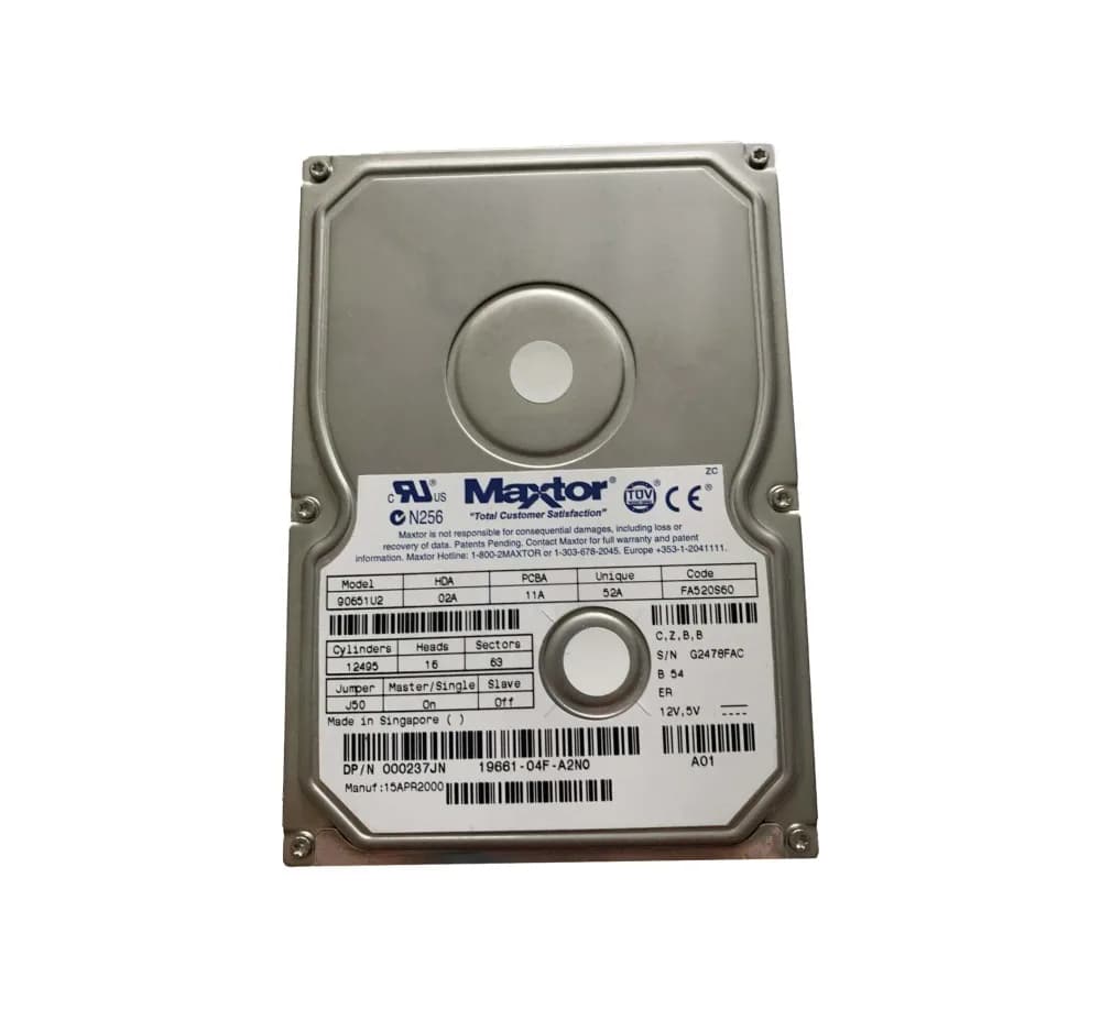 Maxtor 90651U2 6.5GB IDE Ultra ATA/66 (ATA-5)