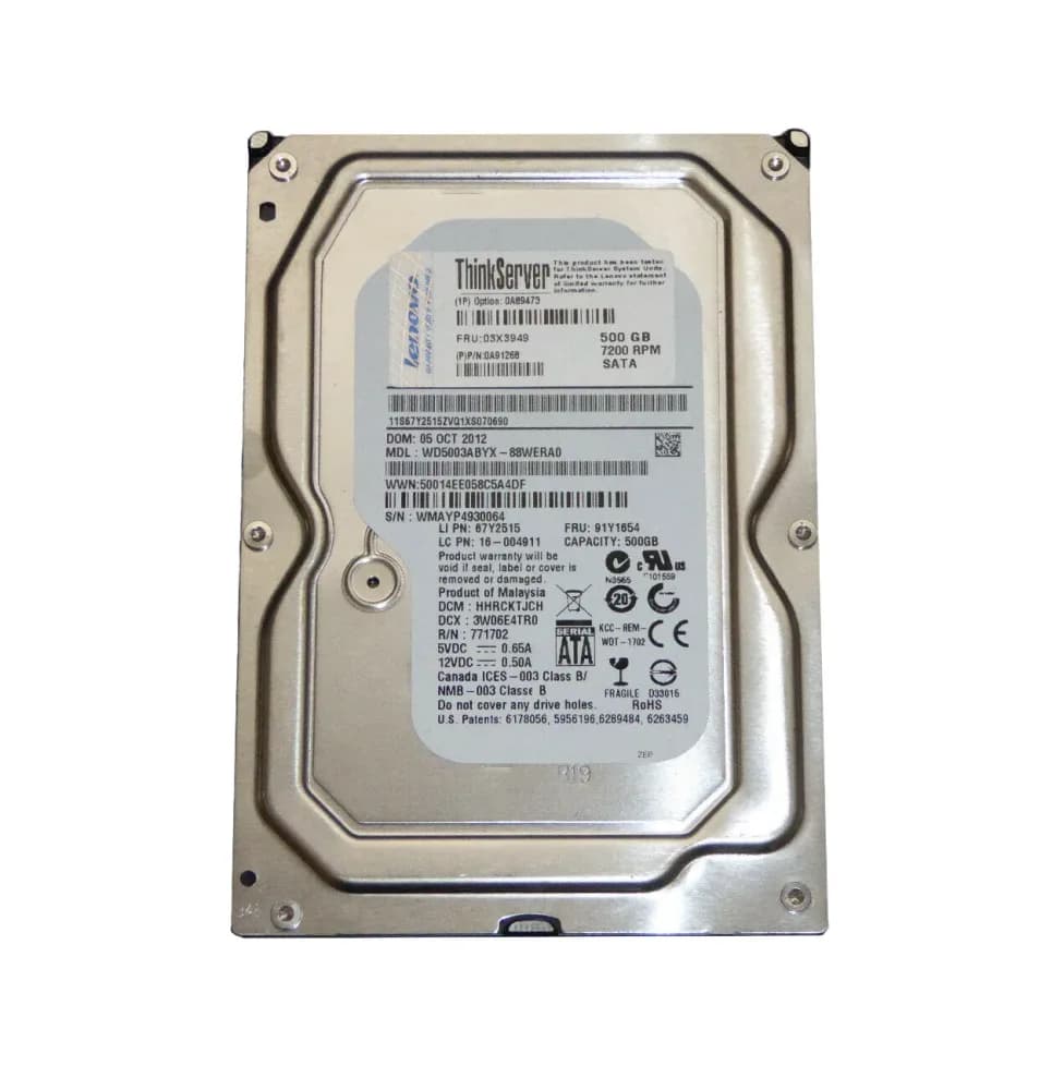 Lenovo 91Y1654 500GB 6Gb/s SATA