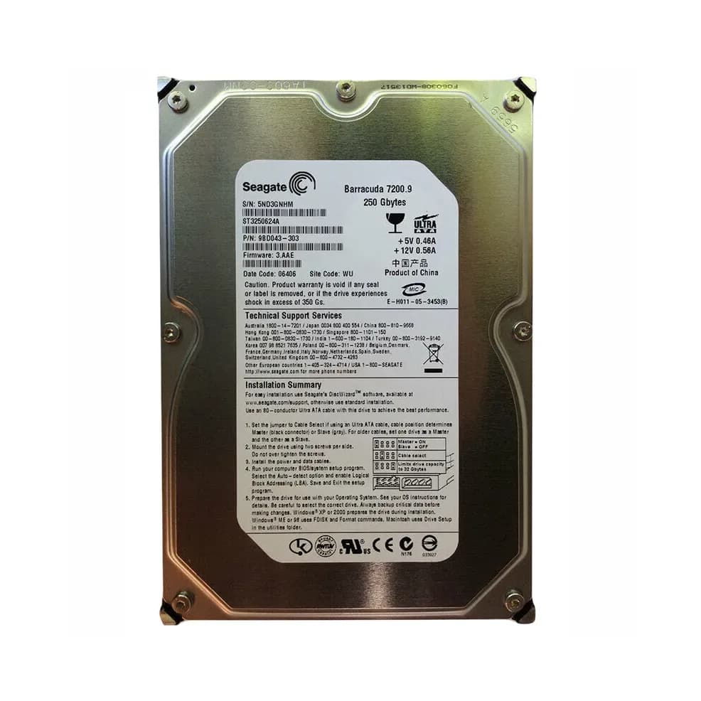 Seagate 9BD043-303 250GB IDE Ultra ATA/100 (ATA-6)