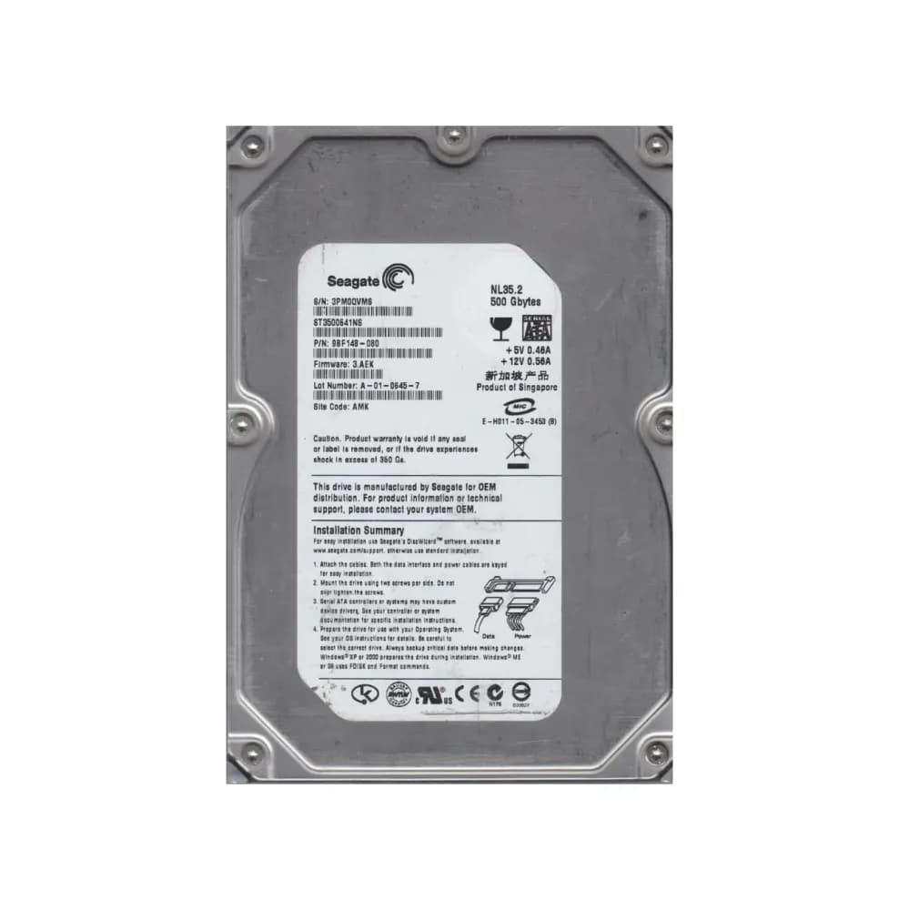 Seagate 9BF148-080 500GB 3Gb/s SATA