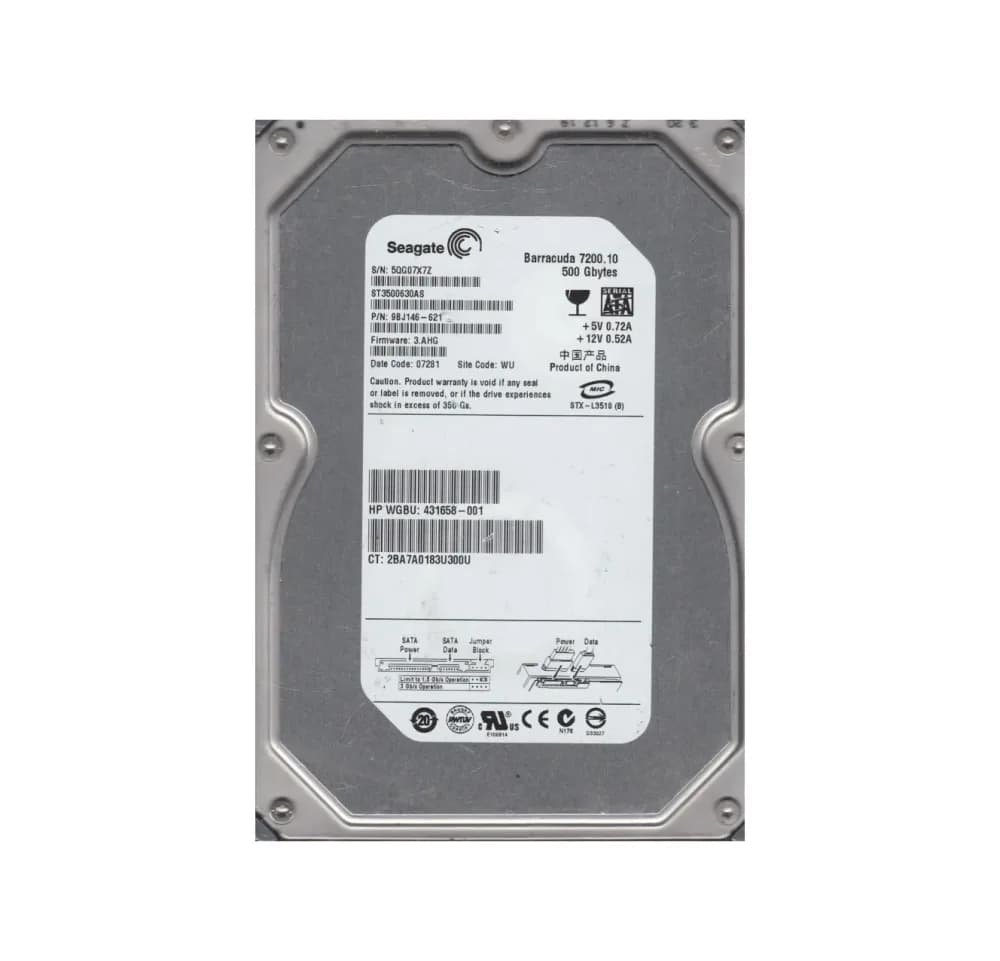 Seagate 9BJ146-621 500GB 3Gb/s SATA
