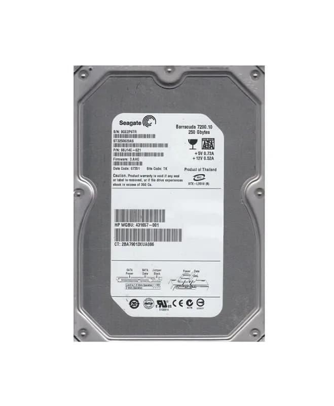 Seagate 9BJ14E-621 250GB 3Gb/s SATA