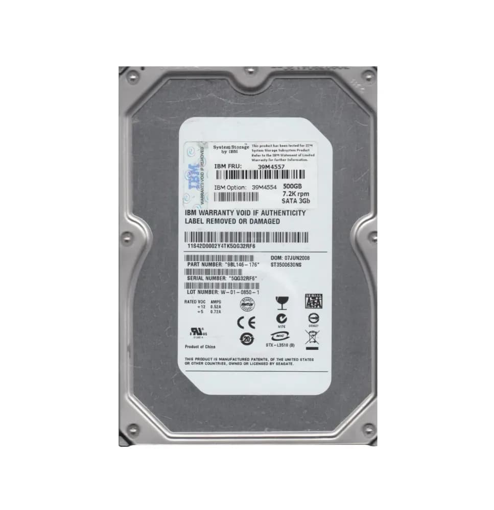 Seagate 9BL146-176 500GB 3Gb/s SATA