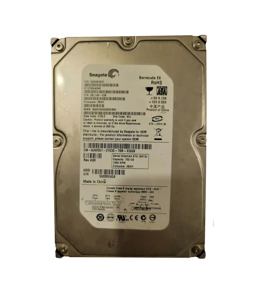Seagate 9BL148-036 750GB 3Gb/s SATA
