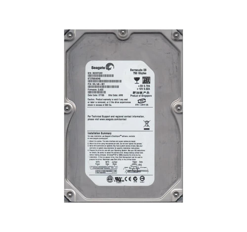 Seagate 9BL148-301 750GB 3Gb/s SATA