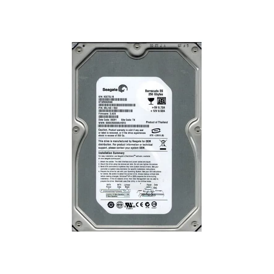 Seagate 9BL14E-503 250GB 3Gb/s SATA