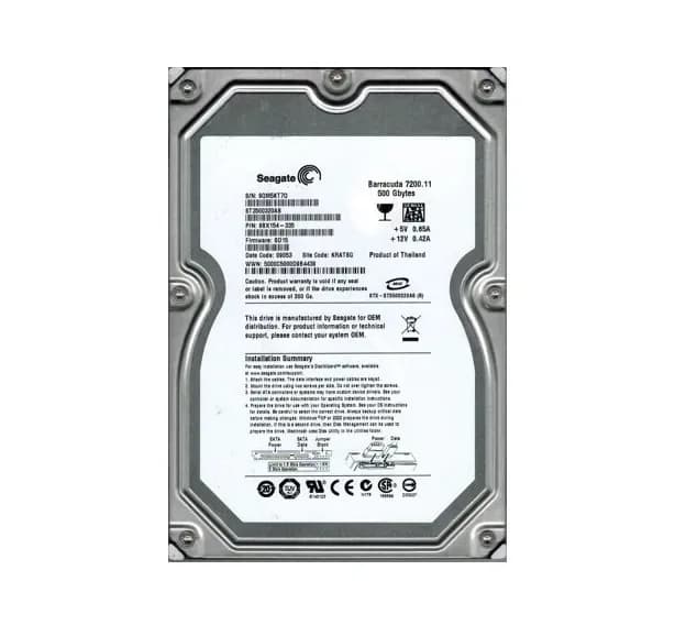 Seagate 9BX154-335 500GB 3Gb/s SATA