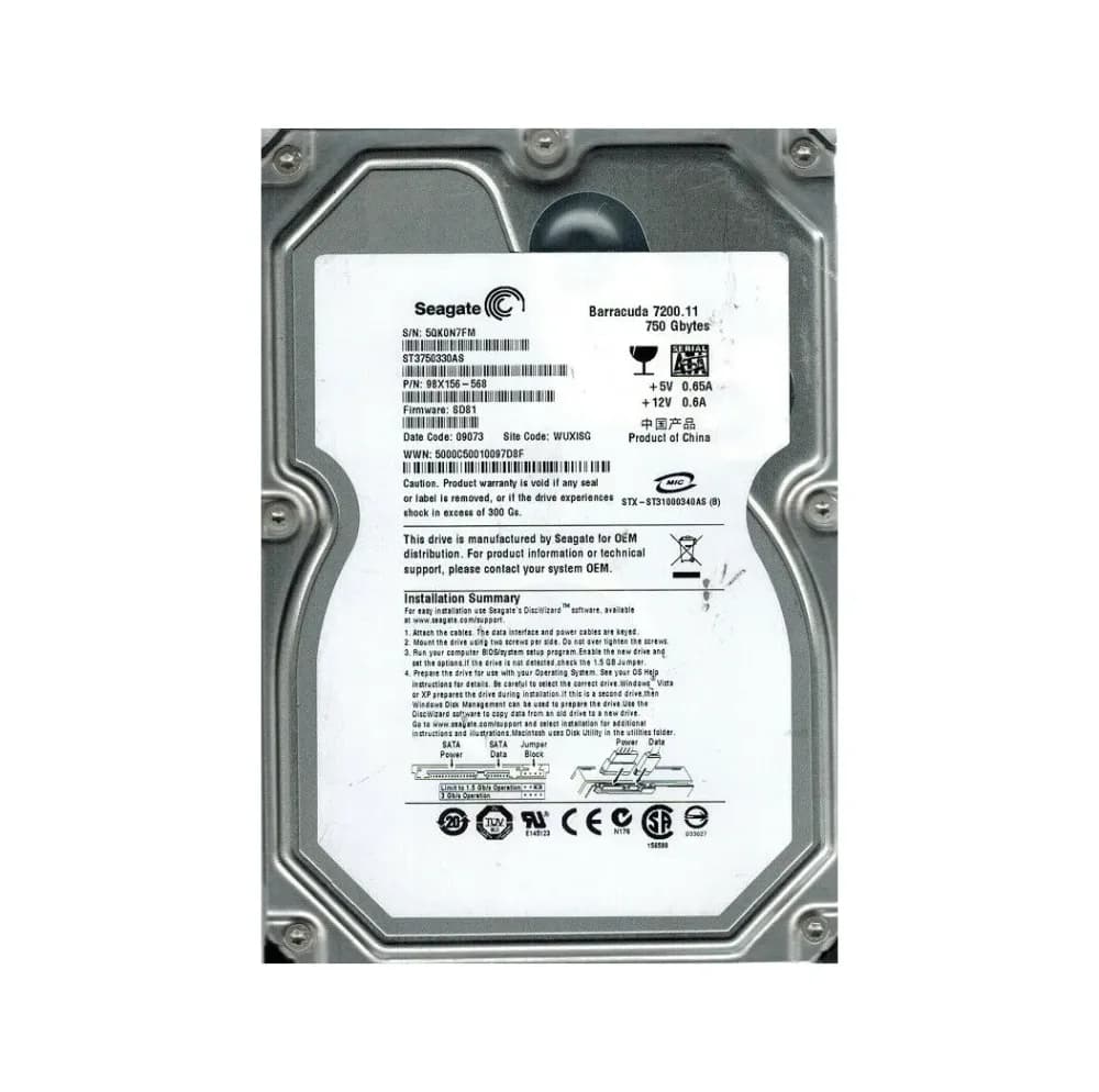 Seagate 9BX156-568 750GB 3Gb/s SATA