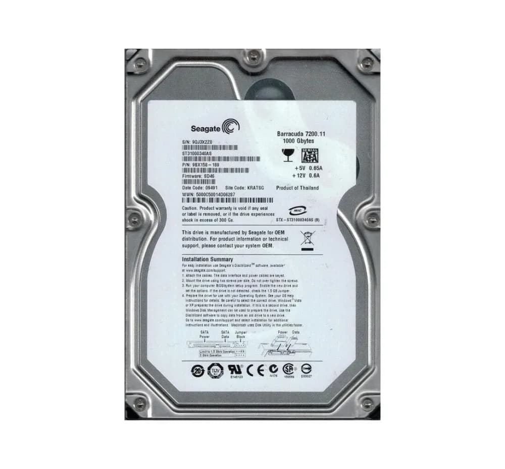 Seagate 9BX158-189 1TB 3Gb/s SATA