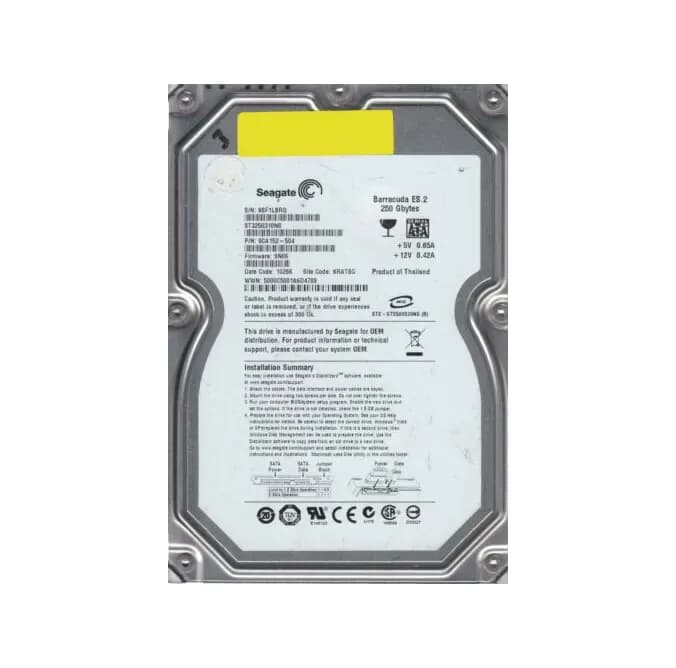 Seagate 9CA152-504 250GB 3Gb/s SATA
