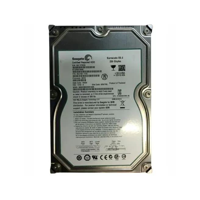 Seagate 9CA152-510 250GB 3Gb/s SATA
