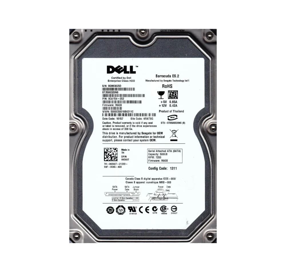Seagate 9CA154-053 500GB 3Gb/s SATA