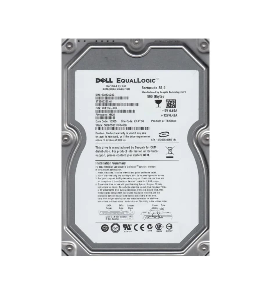 Seagate 9CA154-056 500GB 3Gb/s SATA