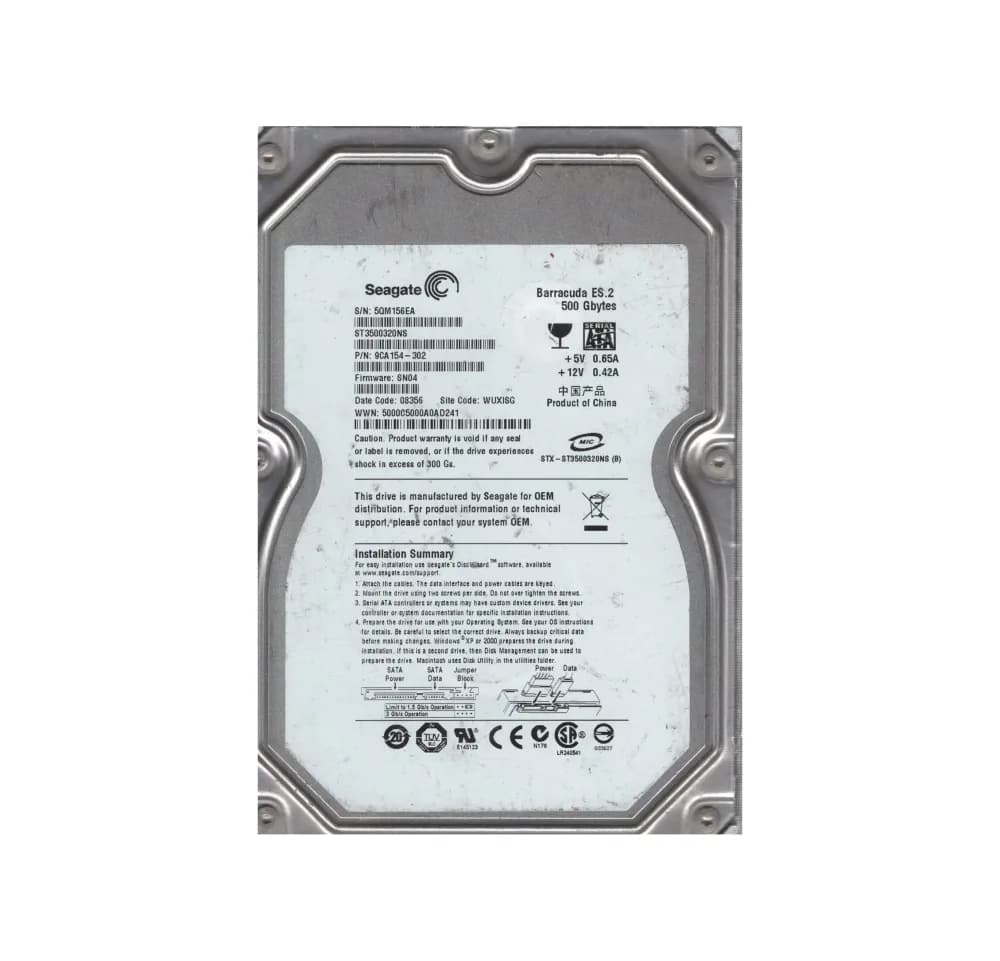 Seagate 9CA154-302 500GB 3Gb/s SATA