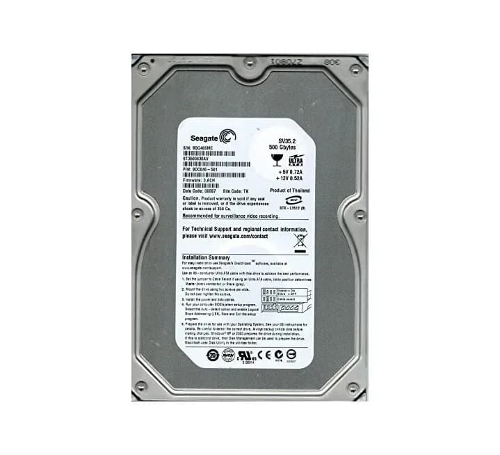 Seagate 9DC046-501 500GB IDE Ultra ATA/100 (ATA-6)