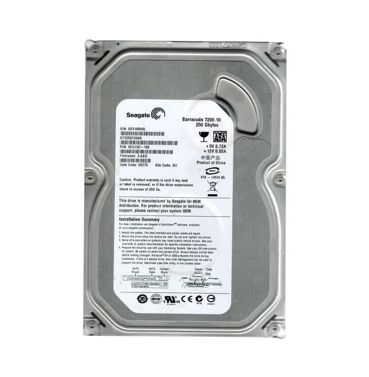 Seagate 9EU132-188 250GB 3Gb/s SATA