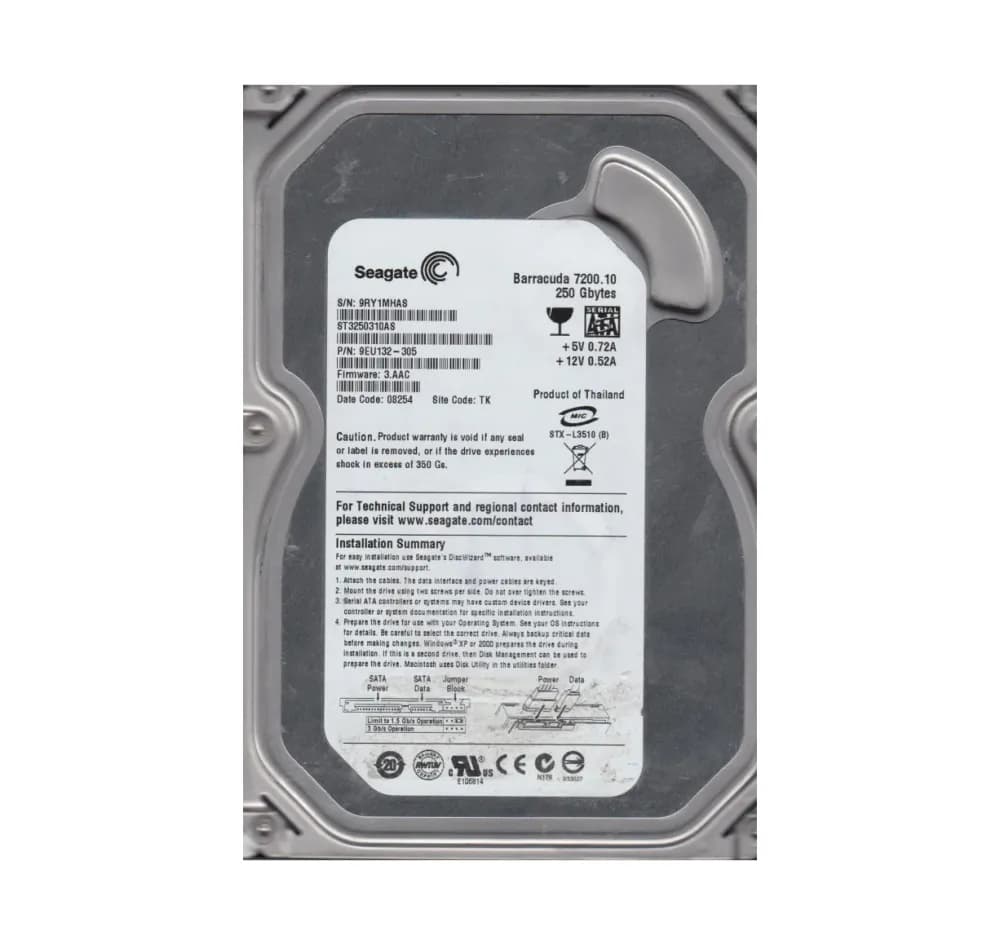 Seagate 9EU132-305 250GB 3Gb/s SATA