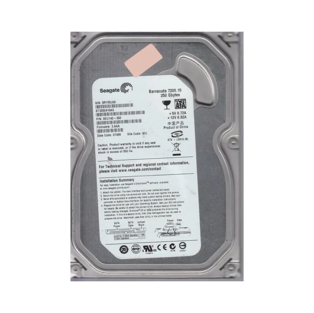 Seagate 9EU142-300 250GB 3Gb/s SATA
