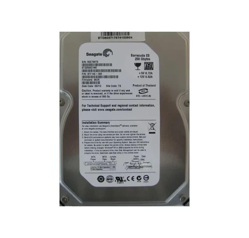 Seagate 9FF14E-309 250GB 3Gb/s SATA