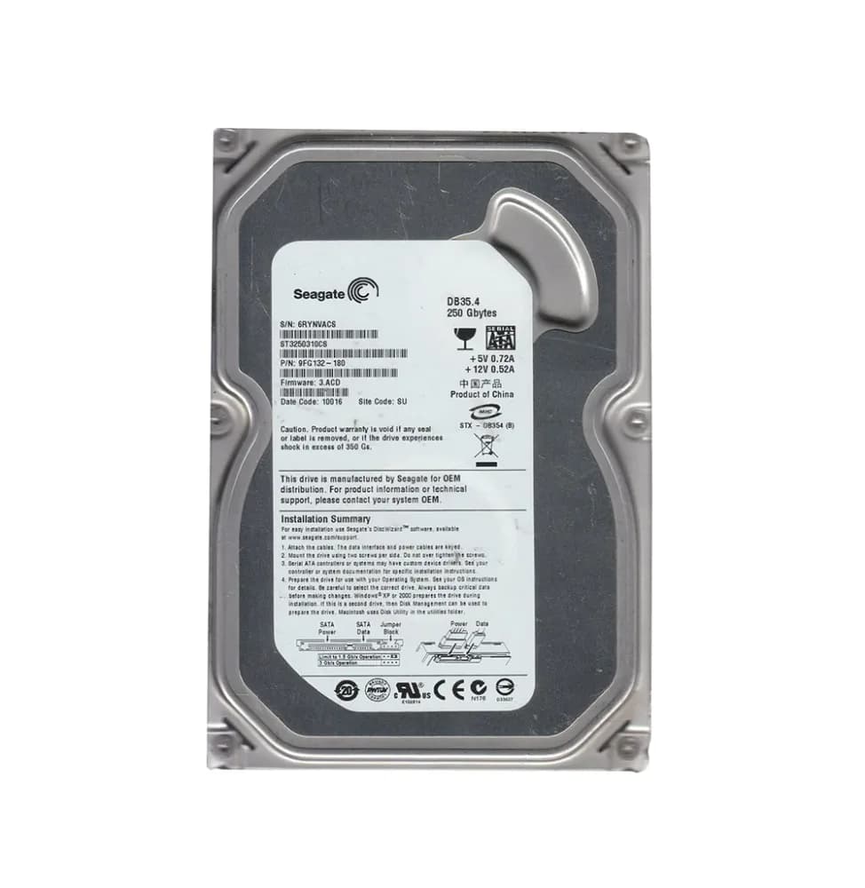 Seagate 9FG132-180 250GB 3Gb/s SATA
