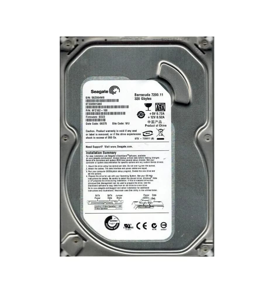 Seagate 9FZ182-188 160GB 3Gb/s SATA