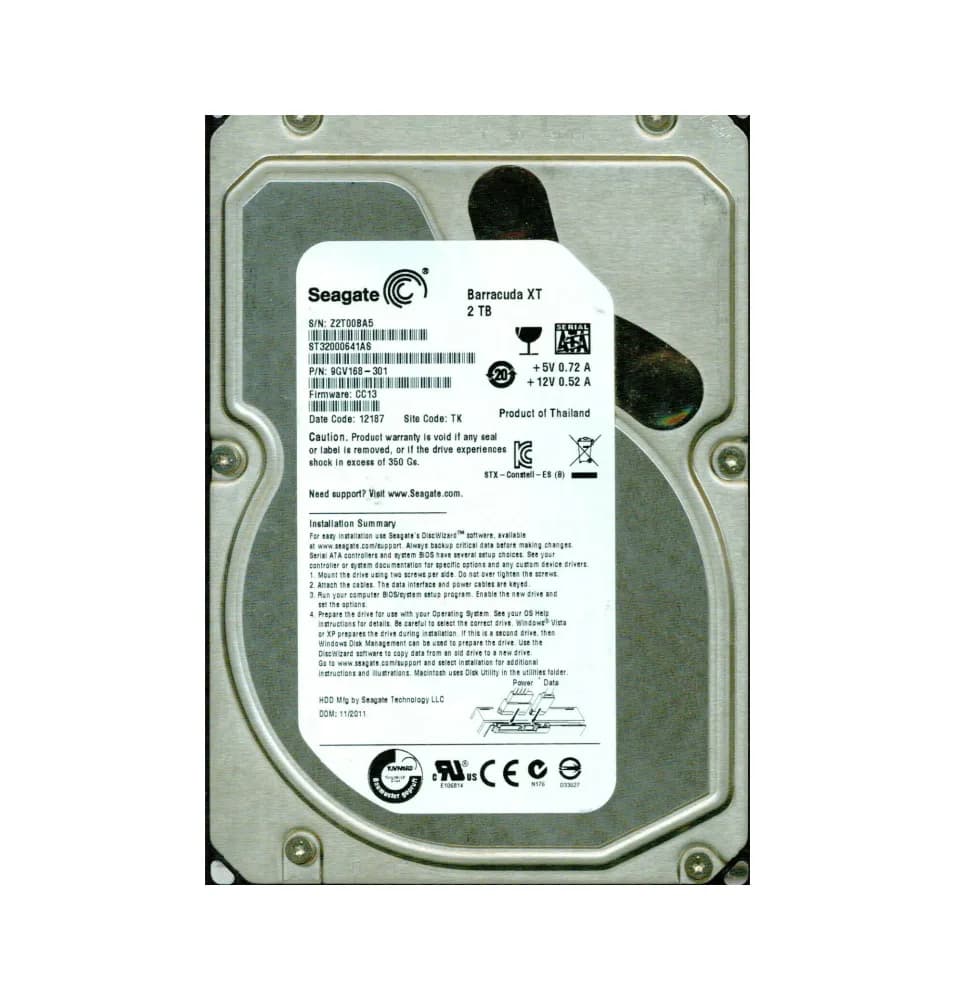 Seagate 9GV168-301 2TB 6Gb/s SATA