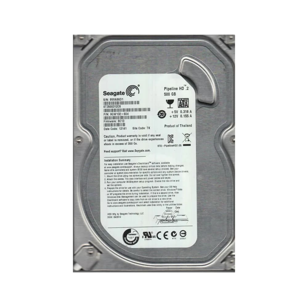 Seagate 9GW132-604 500GB 3Gb/s SATA