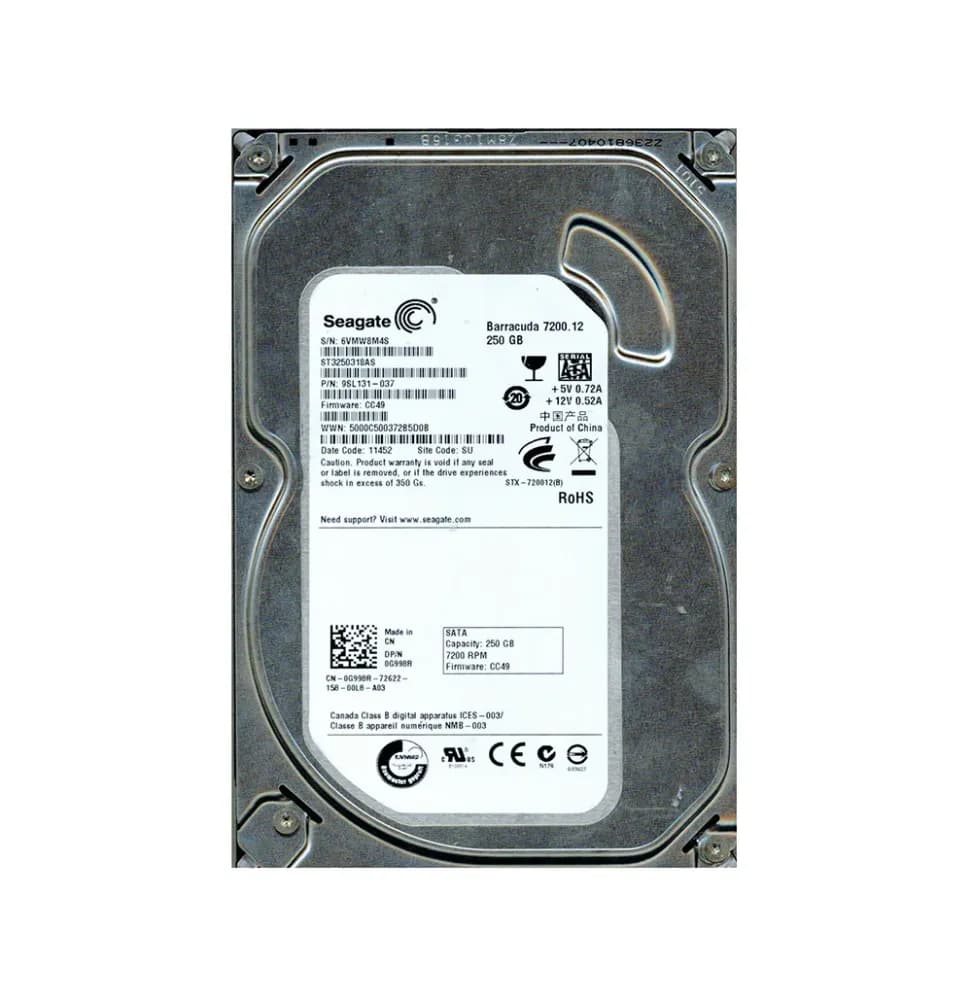 Seagate 9SL131-037 250GB 3Gb/s SATA