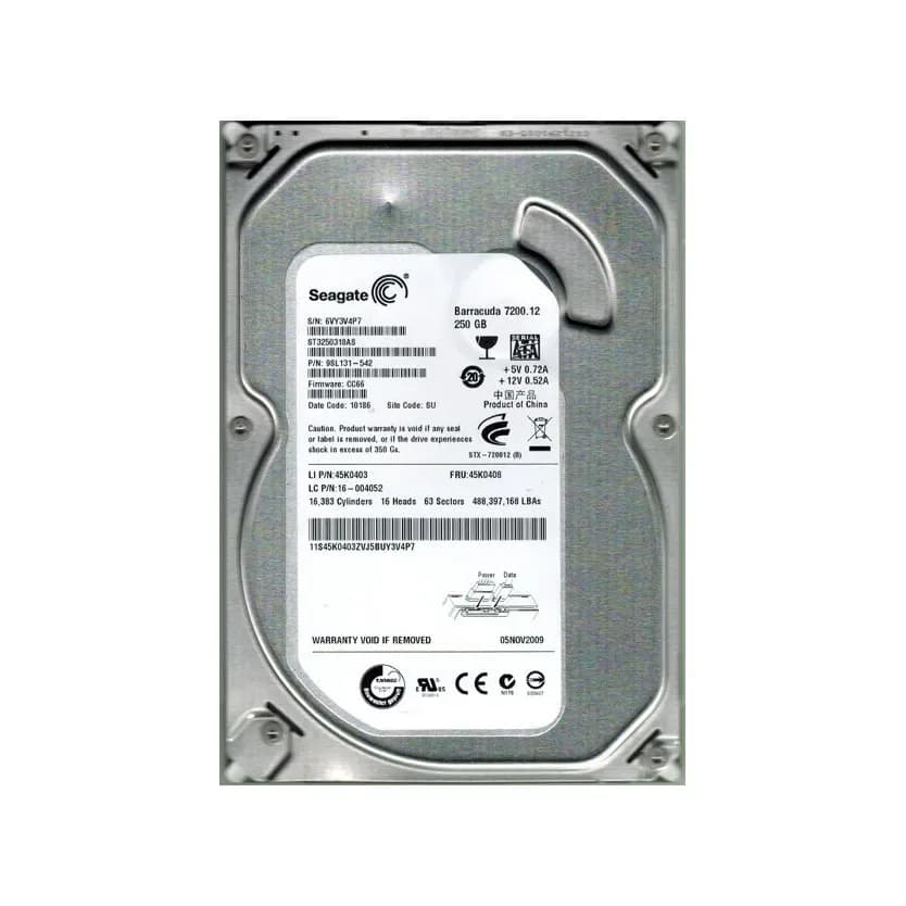 Seagate 9SL131-542 250GB 3Gb/s SATA