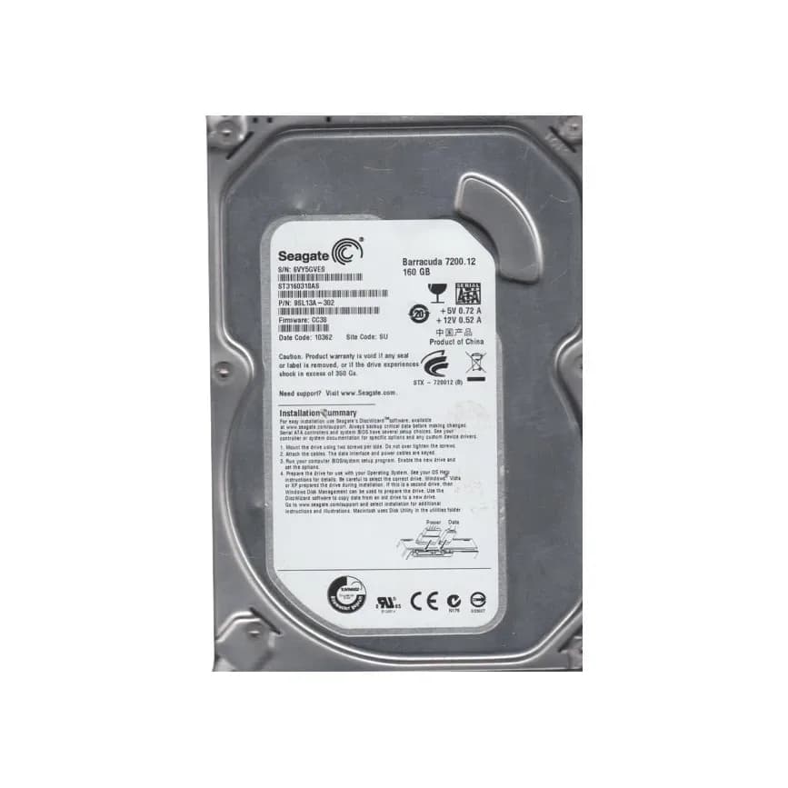 Seagate 9SL13A-302 160GB 3Gb/s SATA